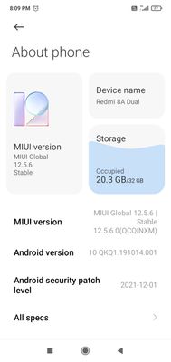 Xiaomi Redmi 8A 3 GB/32 GB