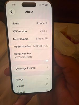 Apple iPhone 15 6 GB/128 GB 2