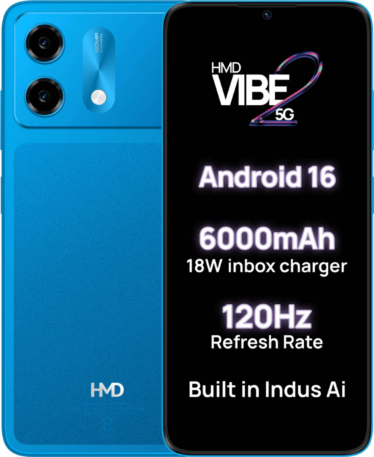 HMD Vibe 2 5G Front HMD Vibe 2 5G Font