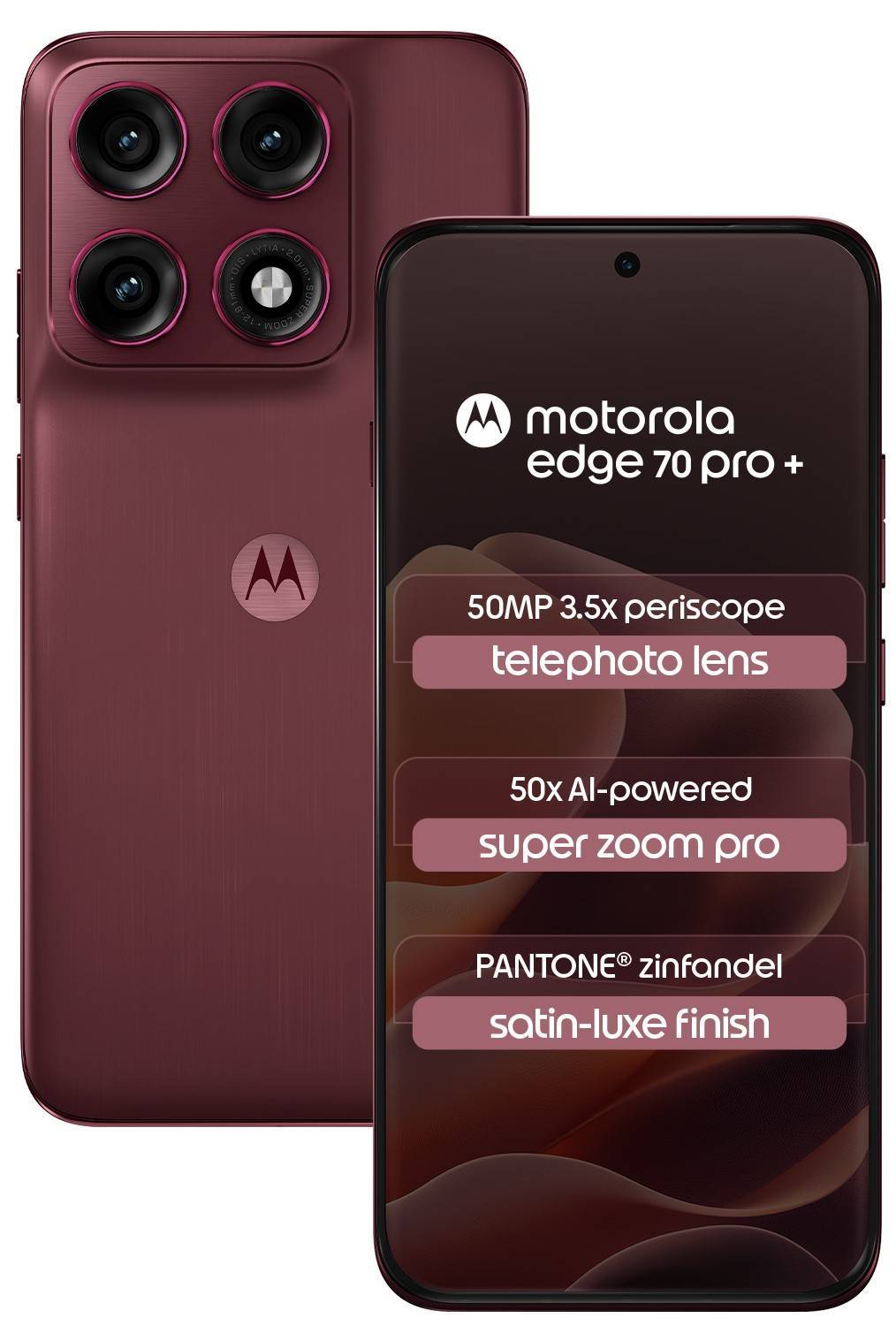Motorola Edge 70 Pro + 5G Front Motorola Edge 70 Pro + 5G Font