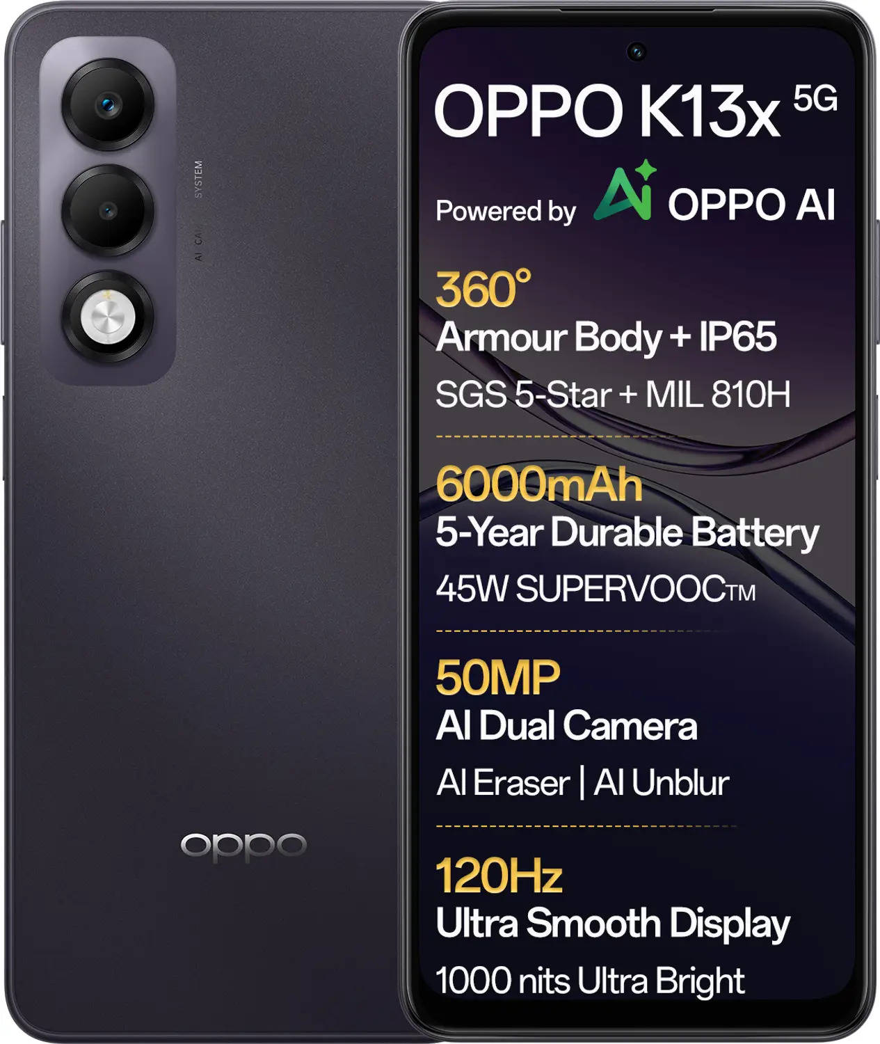 Oppo K13x Font