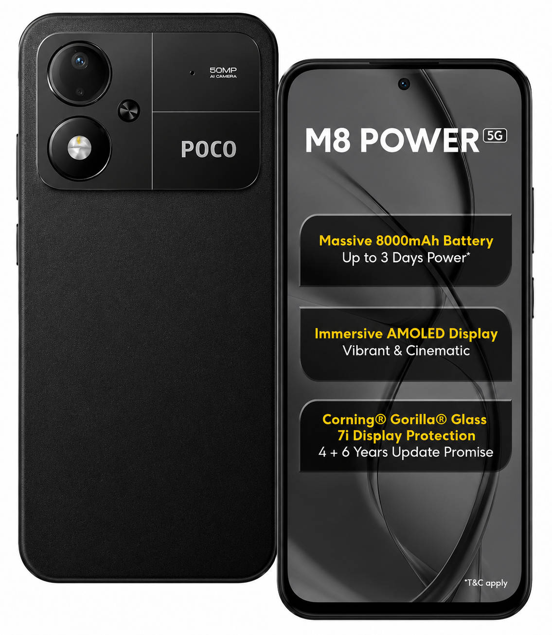 Poco M8 Power 5G Front Poco M8 Power 5G Font