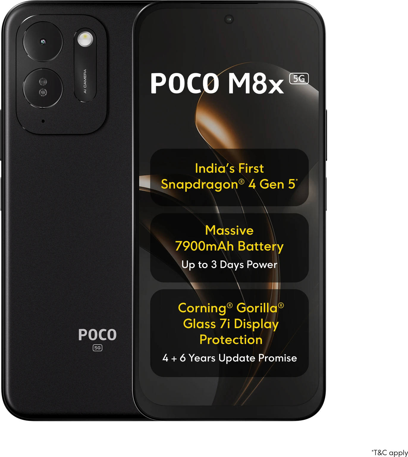 Poco M8x 5G Front Poco M8x 5G Font