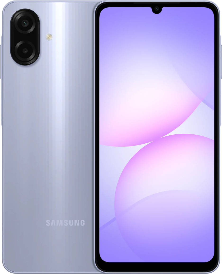 Samsung Galaxy A07 Front Samsung Galaxy A07 Font