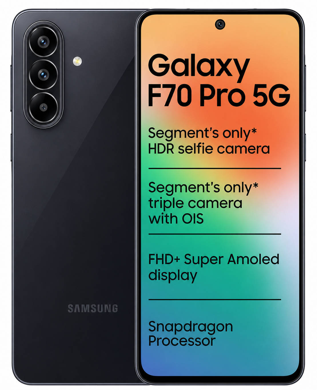 Samsung Galaxy F70 Pro 5G Front Samsung Galaxy F70 Pro 5G Font
