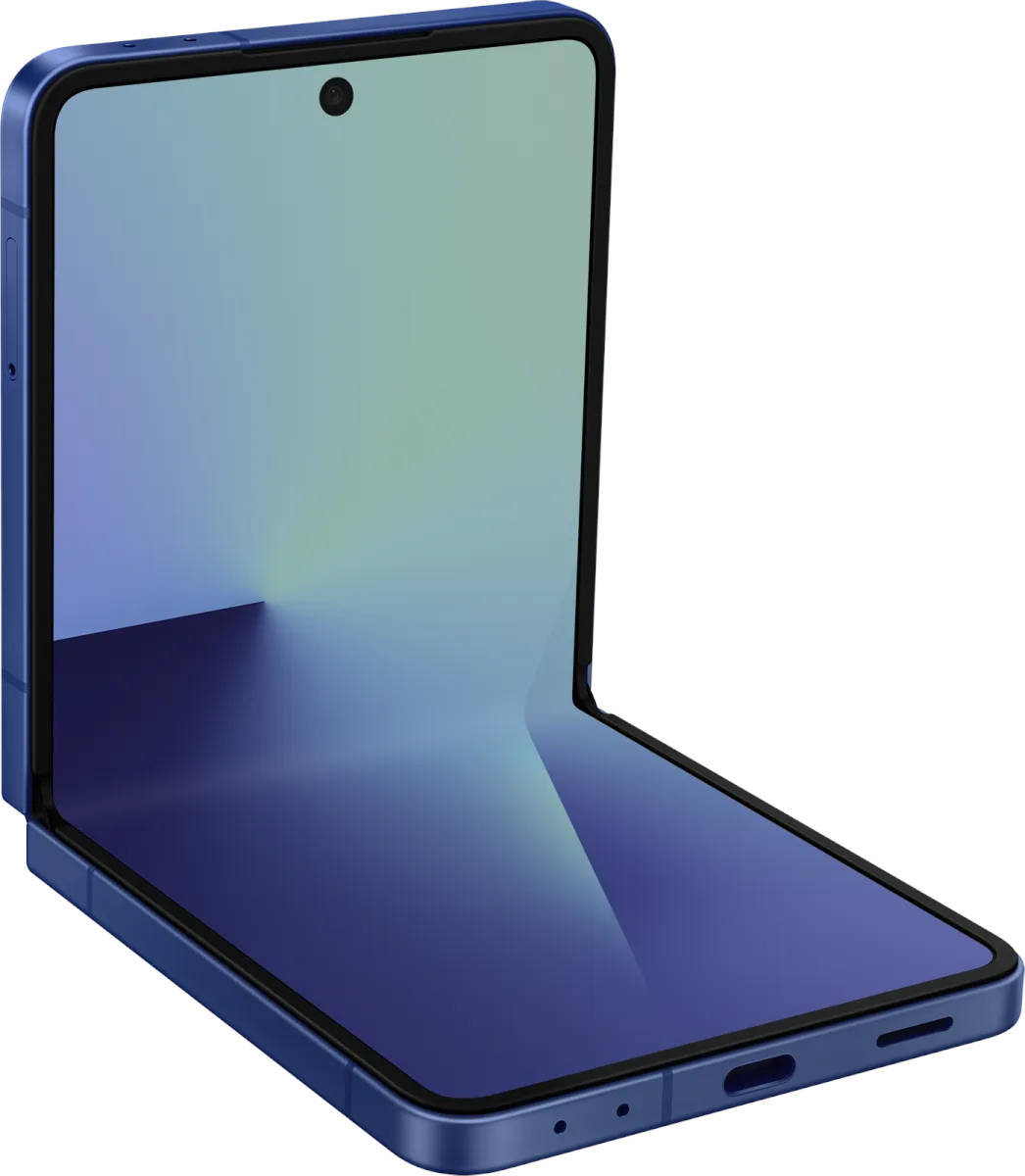 Samsung Galaxy Z Flip7 Front Samsung Galaxy Z Flip7 Font