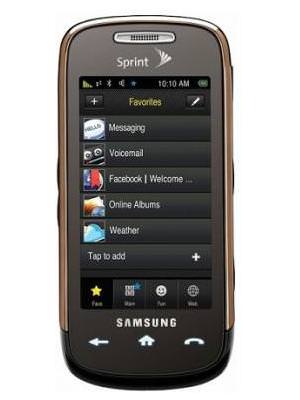 Samsung Instinct s30 SPH-m810 Font