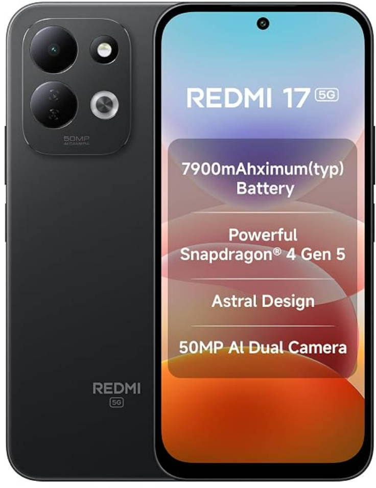 Xiaomi Redmi 17 5G Front Xiaomi Redmi 17 5G Font