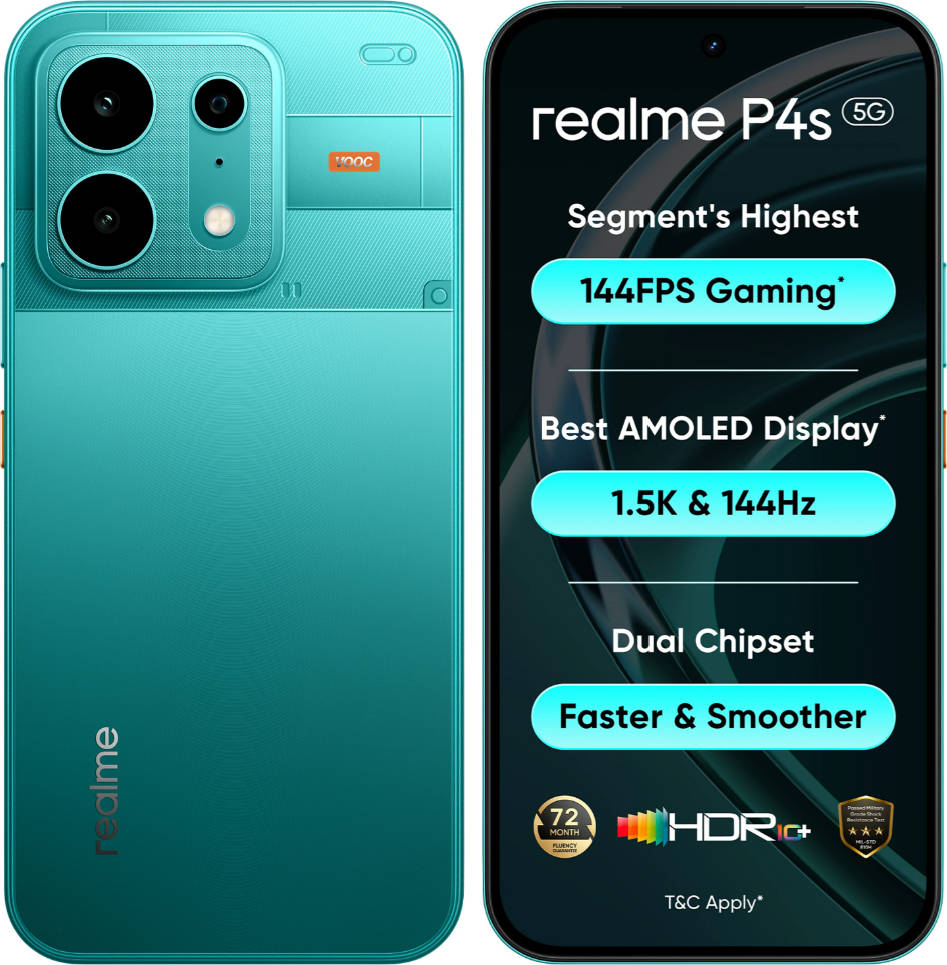 Realme P4s 5G Front Realme P4s 5G Font
