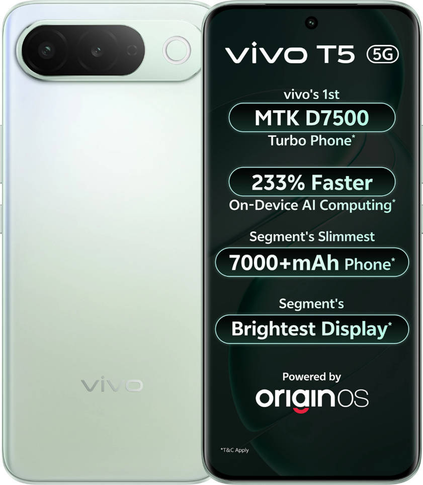 Vivo T5 5G Front Vivo T5 5G Font